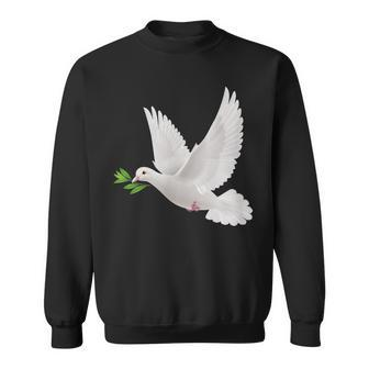 Dove Of Peace World Peace Peace White Dove Sweatshirt - Thegiftio UK