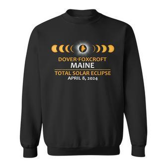 Dover Foxcroft Maine Total Solar Eclipse 2024 Sweatshirt - Monsterry UK