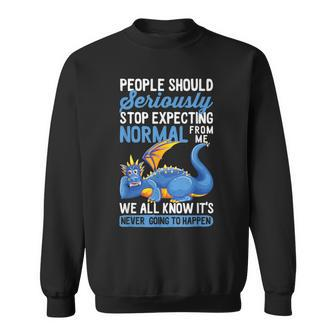 Dragon Never Going To Happen Fantasy Animal Sweatshirt - Thegiftio UK
