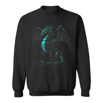Dragon Themed Mythical Legendary Creature Dragons Sweatshirt | Mazezy