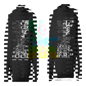 Drapeau Berbère Algérien Avec Symbole Yaz Amazigh Fière Tamazight Sweater e - Cadeauxyz