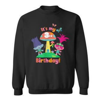 Dreamworks Trolls Poppy And Branch 3Rd Birthday Sweatshirt - Monsterry