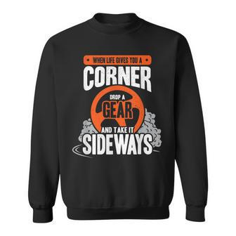 Drifting Competition For A Drift Race Car Driver Sweatshirt - Monsterry UK