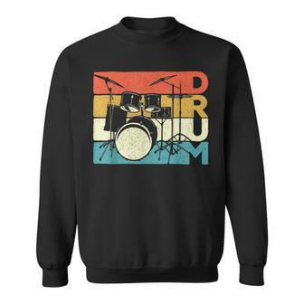 Drum Drummer Music Band Lover Percussion Lover Drumming Sweatshirt - Thegiftio UK