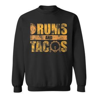 Drummer Mexico Tacos Drums Cinco De Mayo Sweatshirt - Monsterry