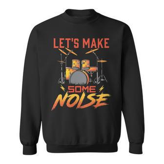 Drums Drummer Quotes Humor Sayings Sweatshirt | Mazezy