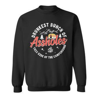 Drunkest Bunch This Side Of The Campground Sweatshirt - Monsterry UK