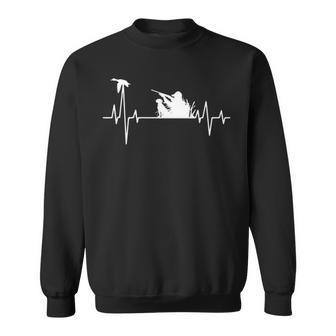 Duck Hunting Waterfowl Heartbeat For Duck Hunter Sweatshirt | Mazezy
