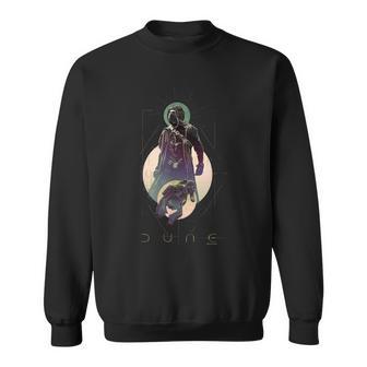 Dune Paul Atreides Moon Poster Sweatshirt - Seseable