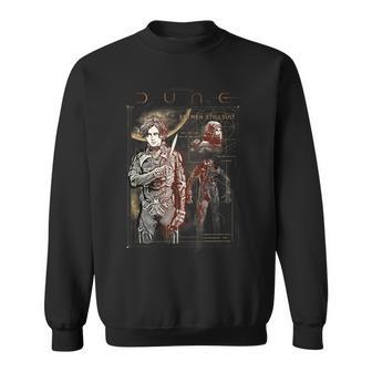 Dune Paul Atreides Schimatic Poster Sweatshirt - Seseable