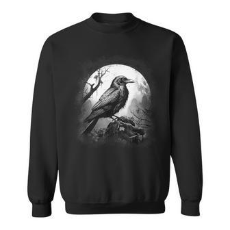 Dunkelheit Da Und Nichts Mehr Der Rabe Edgar Allan Poe Meme Sweatshirt - Seseable