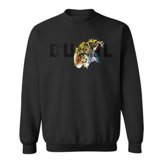 Duval Teal Tongue Jaguar Sweatshirt - Monsterry