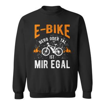 E-Bike Bicycle E Bike Electric Bicycle Man Slogan Sweatshirt - Seseable
