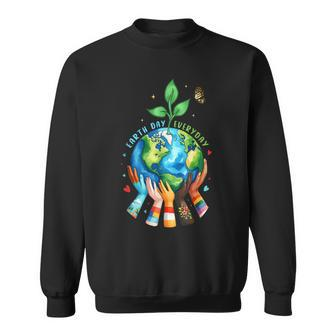 Earth Day 2024 Everyday Protect Environment Save The Planet Sweatshirt - Seseable