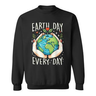 Earth Day Everyday Planet Anniversary Sweatshirt - Monsterry