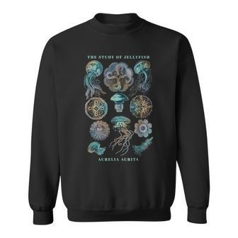 Earth Day The Study Of Jellyfish Sweatshirt - Monsterry