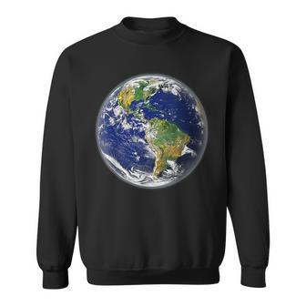 Earth Globe For Earth Day Sweatshirt - Monsterry