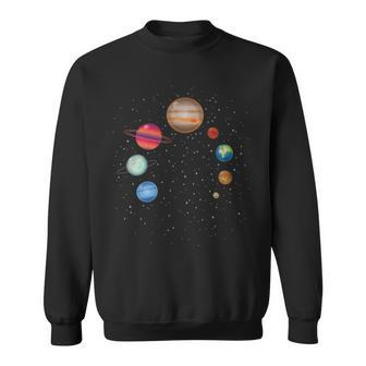 Earth Lover Celestial Body Fan Galaxy Exploration Club Sweatshirt - Monsterry UK