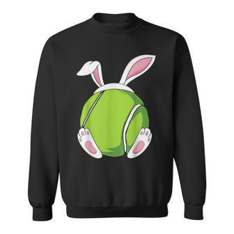 Easter Bunny Tennis Easter Tennis Rabbit Ears Sweatshirt - Seseable
