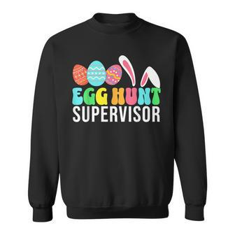 Easter Egg Hunting Supervisor Parents Sweatshirt | Mazezy DE