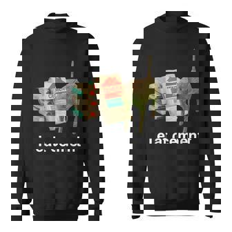 I Eat Cement Cursed Cat Oddly Specific Meme Sweatshirt | Seseable CA