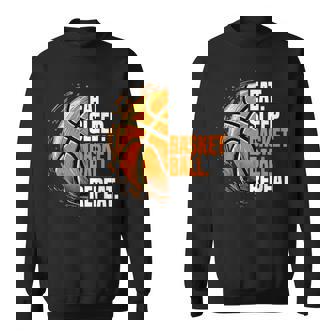 Eat Sleep Basketball Repeat Basketball Lovers Sweatshirt - Monsterry