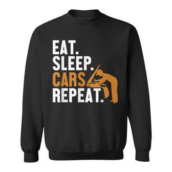 Eat Sleep Cars Repeat Automotive Technician Auto Mechanic Sweatshirt - Monsterry DE
