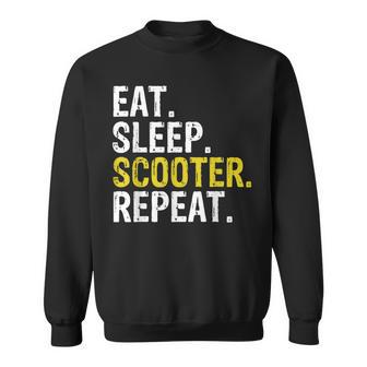 Eat Sleep Scooter Repeat Sweatshirt - Thegiftio UK