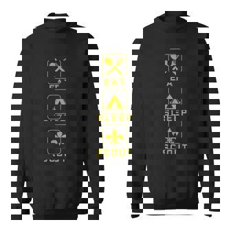 Eat Sleep Scout Repeat Divertido Regalo Para Acampar Al Aire Libre Camisa de entrenamiento - Regaloses