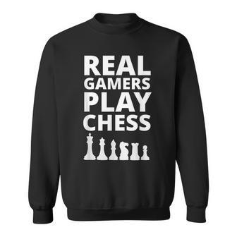 Echte Gamer Spiele Black Sweatshirt - Seseable