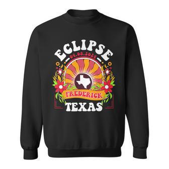 Eclipse 2024 Fredericksburg Texas Total Solar Eclipse Sweatshirt - Monsterry