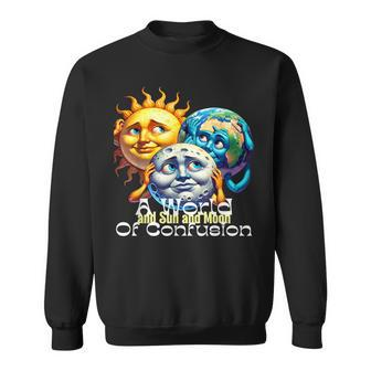 Eclipse 2024 Hilarious Take On The Eclipse Alignment Sweatshirt - Monsterry UK