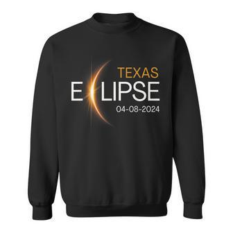 Eclipse 2024 Texas Totality Eclipse Texas Solar 2024 Sweatshirt | Mazezy