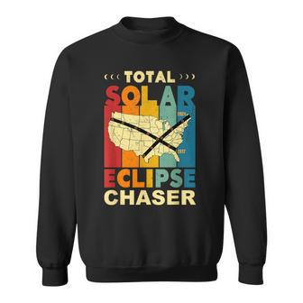 Eclipse Chaser Solar Eclipse 2024 Twice In A Lifetime Sweatshirt | Mazezy