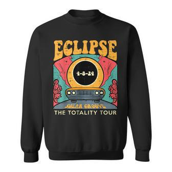 Eclipse Solar Groove Totality Tour Retro 4824 Women Sweatshirt | Mazezy