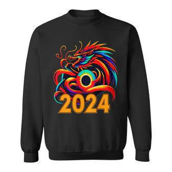 Eclipsing Expectations In The Dragon's Year Sweatshirt - Seseable