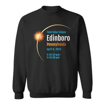 Edinboro Pennsylvania Pa Total Solar Eclipse 2024 1 Sweatshirt - Monsterry AU