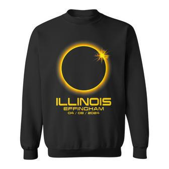 Effingham Illinois Il Total Solar Eclipse 2024 Sweatshirt | Mazezy