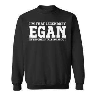 Egan Surname Team Family Last Name Egan Sweatshirt - Seseable