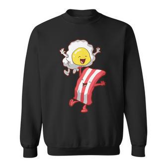 Egg And Bacon Breakfast Costume Food Humor Meat Ham Sweatshirt - Monsterry AU