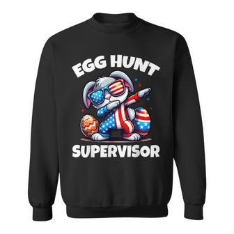 Egg Hunt Supervisor Boys Toddler Easter 2024 Family Matching Sweatshirt - Monsterry