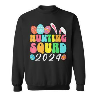 Egg Hunting Squad 2024 Easter Egg Hunt Family Matching Group Sweatshirt - Seseable
