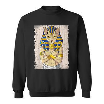 Egypt Egyptian Cat Sphynx Pharaoh Sweatshirt - Monsterry DE