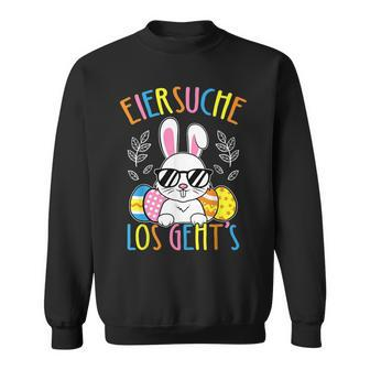 Eiersuche Los Geht's Easter Bunny Easter Eggs Children's Sweatshirt - Seseable