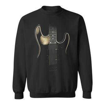 Electric Modern Art Guitar Sweatshirt | Mazezy