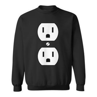 Electrical Plug Costume Wall Socket Costume Sweatshirt - Monsterry DE