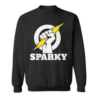 Electrician Lightning Bolt Electrician Sparky Sweatshirt - Monsterry AU