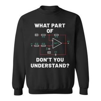 Electronic Diagram Electrical Engineer Sweatshirt | Mazezy