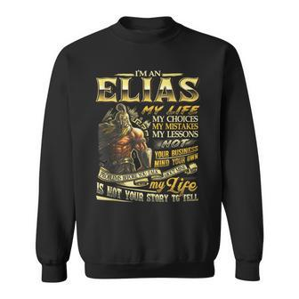 Elias Family Name Elias Last Name Team Sweatshirt - Seseable
