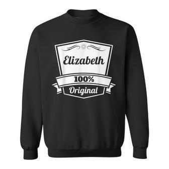 Elizabeth Elizabeth Personalized Name Birthday Sweatshirt - Seseable